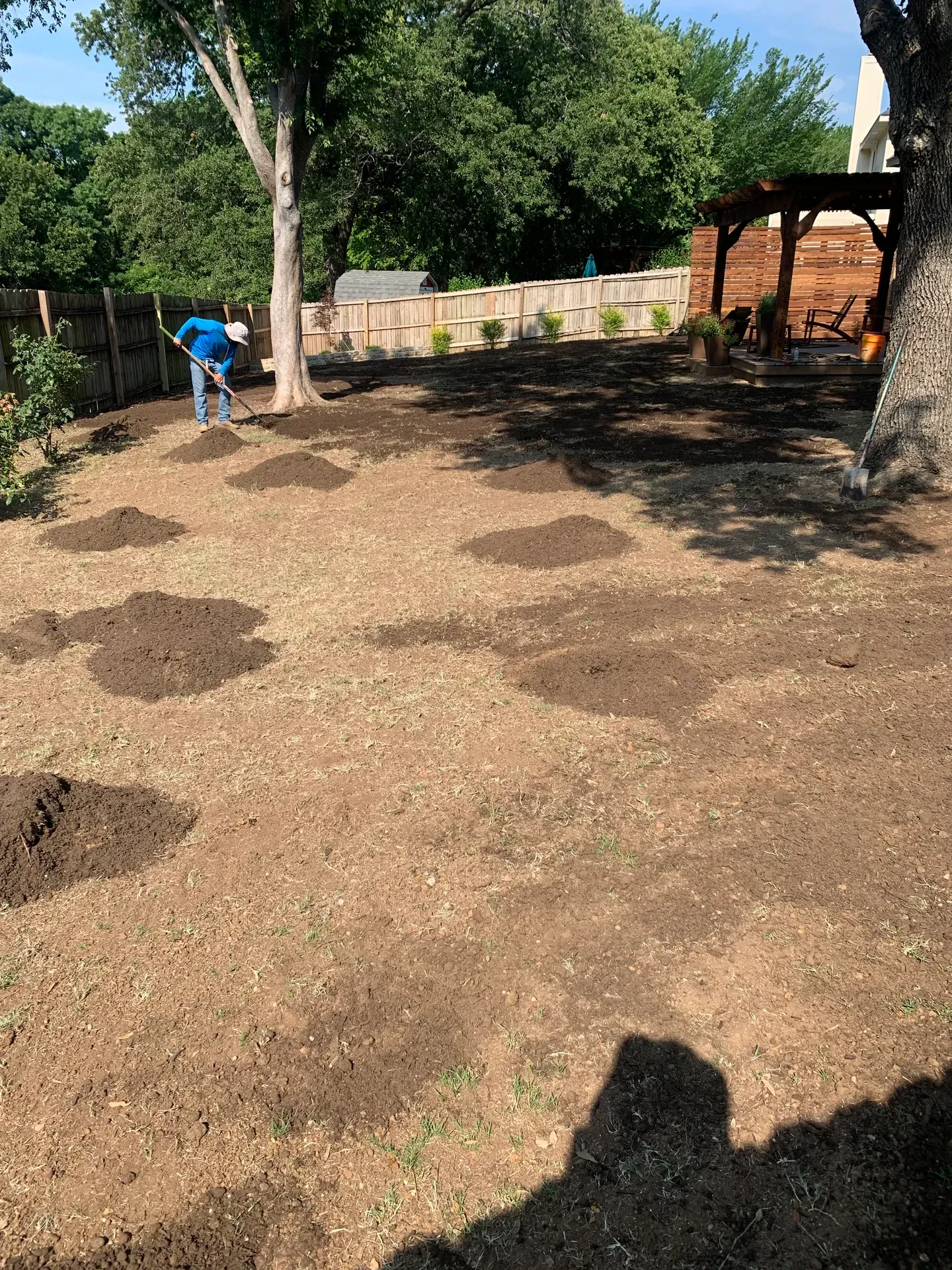 backyard soil preparation